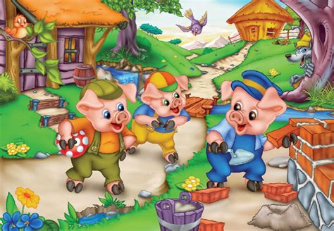 The Three Little Pigs: Eine Geschichte über Fleiß, List und den unaufhaltsamen Durst nach Schinken?